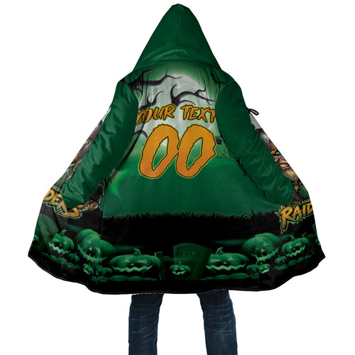 Custom Halloween Canberra Raiders Cloak Spooky Australia Mascot Rugby