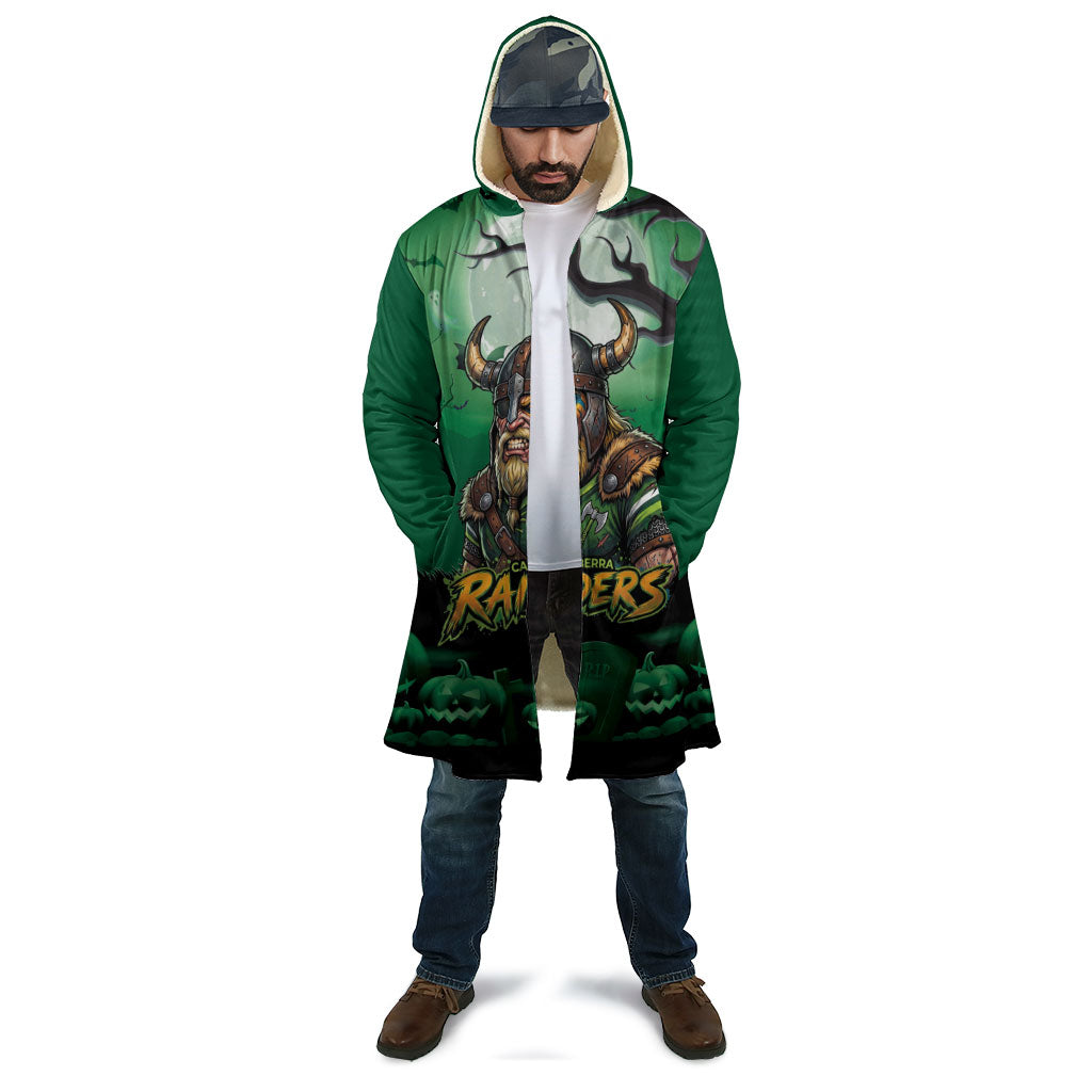 Custom Halloween Canberra Raiders Cloak Spooky Australia Mascot Rugby