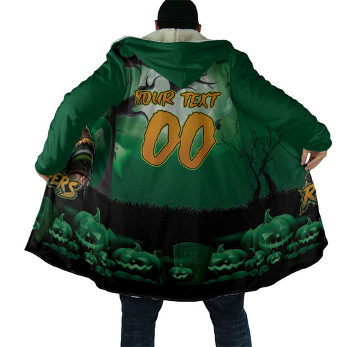 Custom Halloween Canberra Raiders Cloak Spooky Australia Mascot Rugby