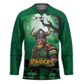 Custom Halloween Canberra Raiders Hockey Jersey Spooky Australia Mascot Rugby