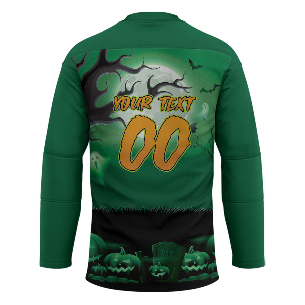 Custom Halloween Canberra Raiders Hockey Jersey Spooky Australia Mascot Rugby