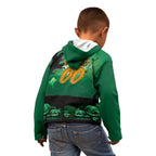 Custom Halloween Canberra Raiders Kid Hoodie Spooky Australia Mascot Rugby