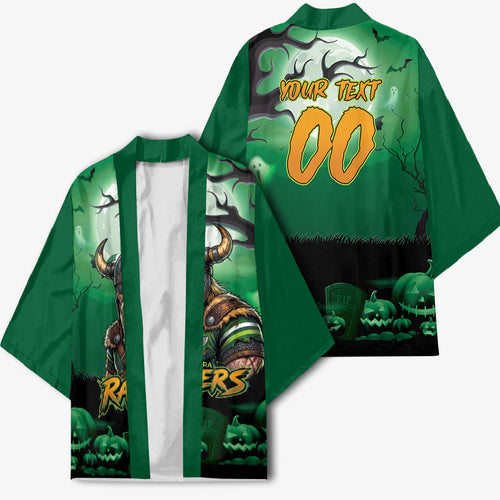 Custom Halloween Canberra Raiders Kimono Spooky Australia Mascot Rugby