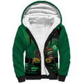 Custom Halloween Canberra Raiders Sherpa Hoodie Spooky Australia Mascot Rugby