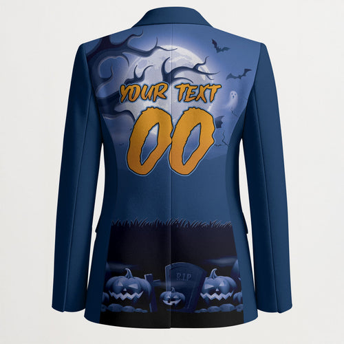 Custom Halloween Canterbury-Bankstown Bulldogs Blazer Spooky Australia Mascot Rugby