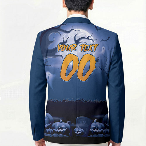 Custom Halloween Canterbury-Bankstown Bulldogs Blazer Spooky Australia Mascot Rugby