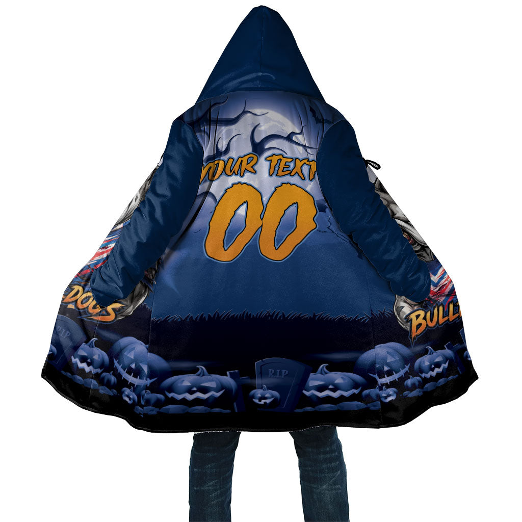 Custom Halloween Canterbury-Bankstown Bulldogs Cloak Spooky Australia Mascot Rugby