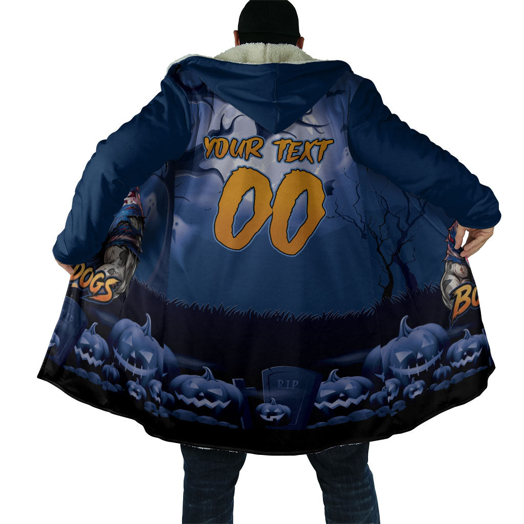 Custom Halloween Canterbury-Bankstown Bulldogs Cloak Spooky Australia Mascot Rugby