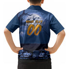 Custom Halloween Canterbury-Bankstown Bulldogs Hawaiian Shirt Spooky Australia Mascot Rugby