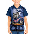 Custom Halloween Canterbury-Bankstown Bulldogs Kid Hawaiian Shirt Spooky Australia Mascot Rugby