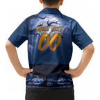 Custom Halloween Canterbury-Bankstown Bulldogs Kid Hawaiian Shirt Spooky Australia Mascot Rugby