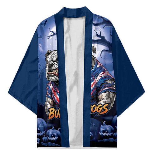 Custom Halloween Canterbury-Bankstown Bulldogs Kimono Spooky Australia Mascot Rugby
