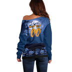 Custom Halloween Canterbury-Bankstown Bulldogs Off Shoulder Sweater Spooky Australia Mascot Rugby