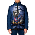 Custom Halloween Canterbury-Bankstown Bulldogs Padded Jacket Spooky Australia Mascot Rugby