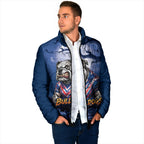 Custom Halloween Canterbury-Bankstown Bulldogs Padded Jacket Spooky Australia Mascot Rugby