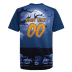 Custom Halloween Canterbury-Bankstown Bulldogs Rugby Jersey Spooky Australia Mascot Rugby