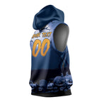Custom Halloween Canterbury-Bankstown Bulldogs Sleeveless Hoodie Spooky Australia Mascot Rugby