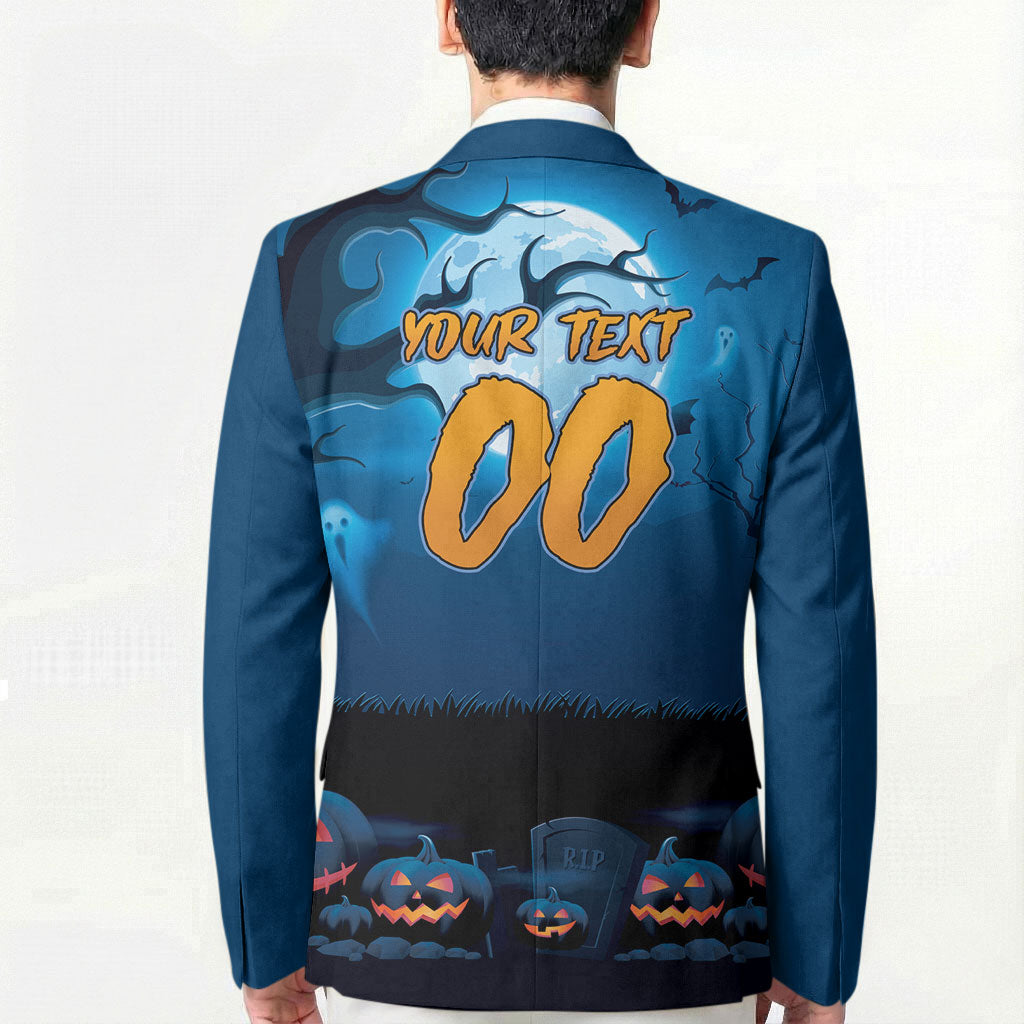 Custom Halloween Cronulla-Sutherland Sharks Blazer Spooky Australia Mascot Rugby