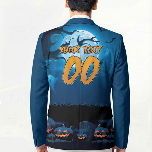 Custom Halloween Cronulla-Sutherland Sharks Blazer Spooky Australia Mascot Rugby