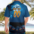 Custom Halloween Cronulla-Sutherland Sharks Hawaiian Shirt Spooky Australia Mascot Rugby