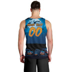 Custom Halloween Cronulla-Sutherland Sharks Men Tank Top Spooky Australia Mascot Rugby