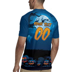 Custom Halloween Cronulla-Sutherland Sharks Rugby Jersey Spooky Australia Mascot Rugby