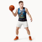 Custom Halloween Gold Coast Titans Basketball Jersey Spooky Australia Mascot Rugby