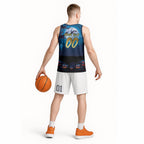 Custom Halloween Gold Coast Titans Basketball Jersey Spooky Australia Mascot Rugby