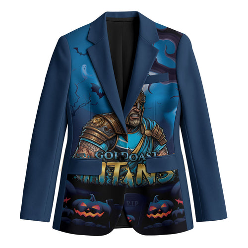 Custom Halloween Gold Coast Titans Blazer Spooky Australia Mascot Rugby