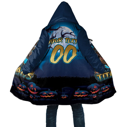 Custom Halloween Gold Coast Titans Cloak Spooky Australia Mascot Rugby