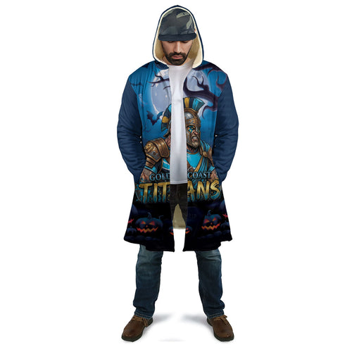 Custom Halloween Gold Coast Titans Cloak Spooky Australia Mascot Rugby