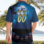 Custom Halloween Gold Coast Titans Hawaiian Shirt Spooky Australia Mascot Rugby