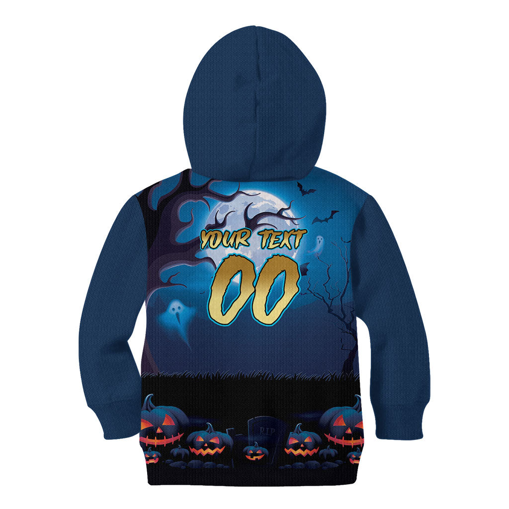 Custom Halloween Gold Coast Titans Kid Hoodie Spooky Australia Mascot Rugby