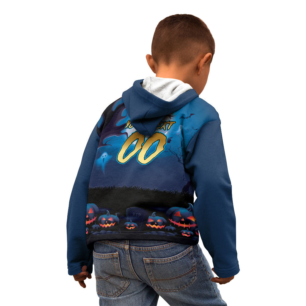 Custom Halloween Gold Coast Titans Kid Hoodie Spooky Australia Mascot Rugby