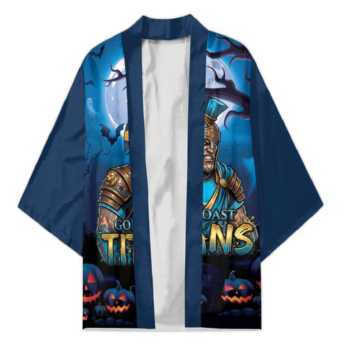 Custom Halloween Gold Coast Titans Kimono Spooky Australia Mascot Rugby