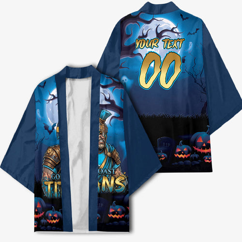 Custom Halloween Gold Coast Titans Kimono Spooky Australia Mascot Rugby