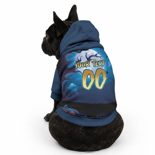 Custom Halloween Gold Coast Titans Pet Hoodie Spooky Australia Mascot Rugby
