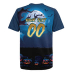Custom Halloween Gold Coast Titans Rugby Jersey Spooky Australia Mascot Rugby