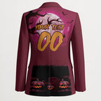 Custom Halloween Manly Warringah Sea Eagles Blazer Spooky Australia Mascot Rugby