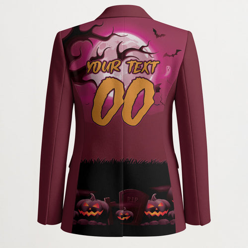 Custom Halloween Manly Warringah Sea Eagles Blazer Spooky Australia Mascot Rugby