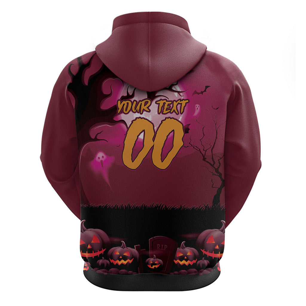 Custom Halloween Manly Warringah Sea Eagles Hoodie Spooky Australia Mascot Rugby