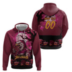 Custom Halloween Manly Warringah Sea Eagles Hoodie Spooky Australia Mascot Rugby