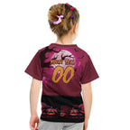 Custom Halloween Manly Warringah Sea Eagles Kid T Shirt Spooky Australia Mascot Rugby