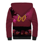 Custom Halloween Manly Warringah Sea Eagles Sherpa Hoodie Spooky Australia Mascot Rugby