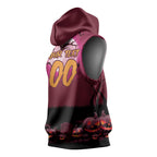 Custom Halloween Manly Warringah Sea Eagles Sleeveless Hoodie Spooky Australia Mascot Rugby