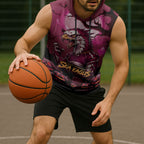 Custom Halloween Manly Warringah Sea Eagles Sleeveless Hoodie Spooky Australia Mascot Rugby