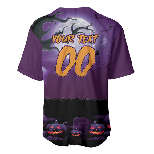 Custom Halloween Melbourne Storm Baseball Jersey Spooky Australia Mascot Rugby
