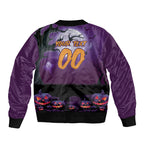 Custom Halloween Melbourne Storm Bomber Jacket Spooky Australia Mascot Rugby