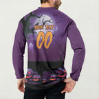 Custom Halloween Melbourne Storm Button Sweatshirt Spooky Australia Mascot Rugby