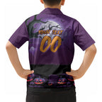 Custom Halloween Melbourne Storm Hawaiian Shirt Spooky Australia Mascot Rugby